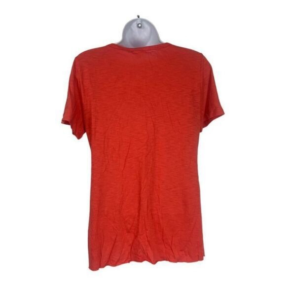 Socialite Womens Size XS Bright Red Cotton/Modal Short Sleeve Top - Picture 4 of 6